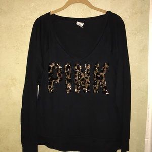 Victoria’s Secret sequin PINK long sleeve